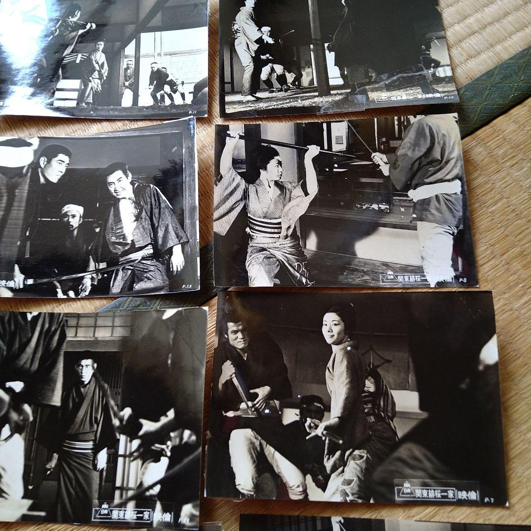 藤純子 関東緋桜一家 スチール写真 18枚セット 東映 高倉健 貴重品