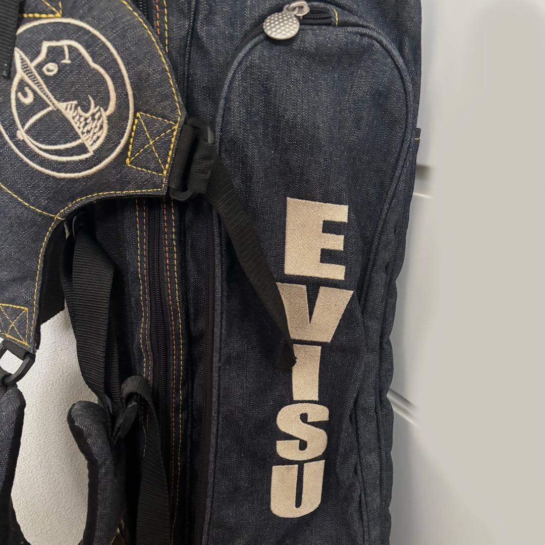 期間限定値下‼️美品レア希少★EVISUエヴィスゴルフデニムキャディーゴルフバッグ