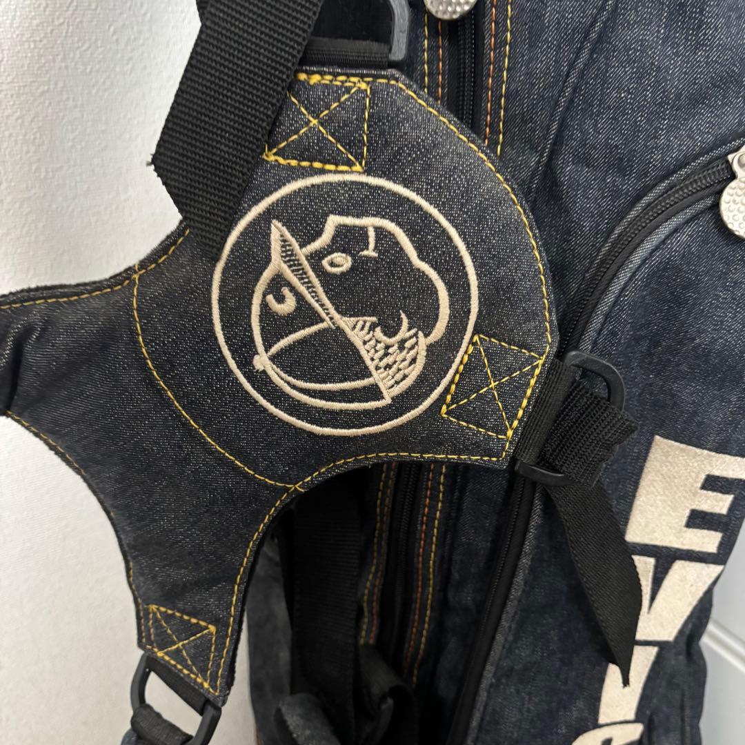 期間限定値下‼️美品レア希少★EVISUエヴィスゴルフデニムキャディーゴルフバッグ