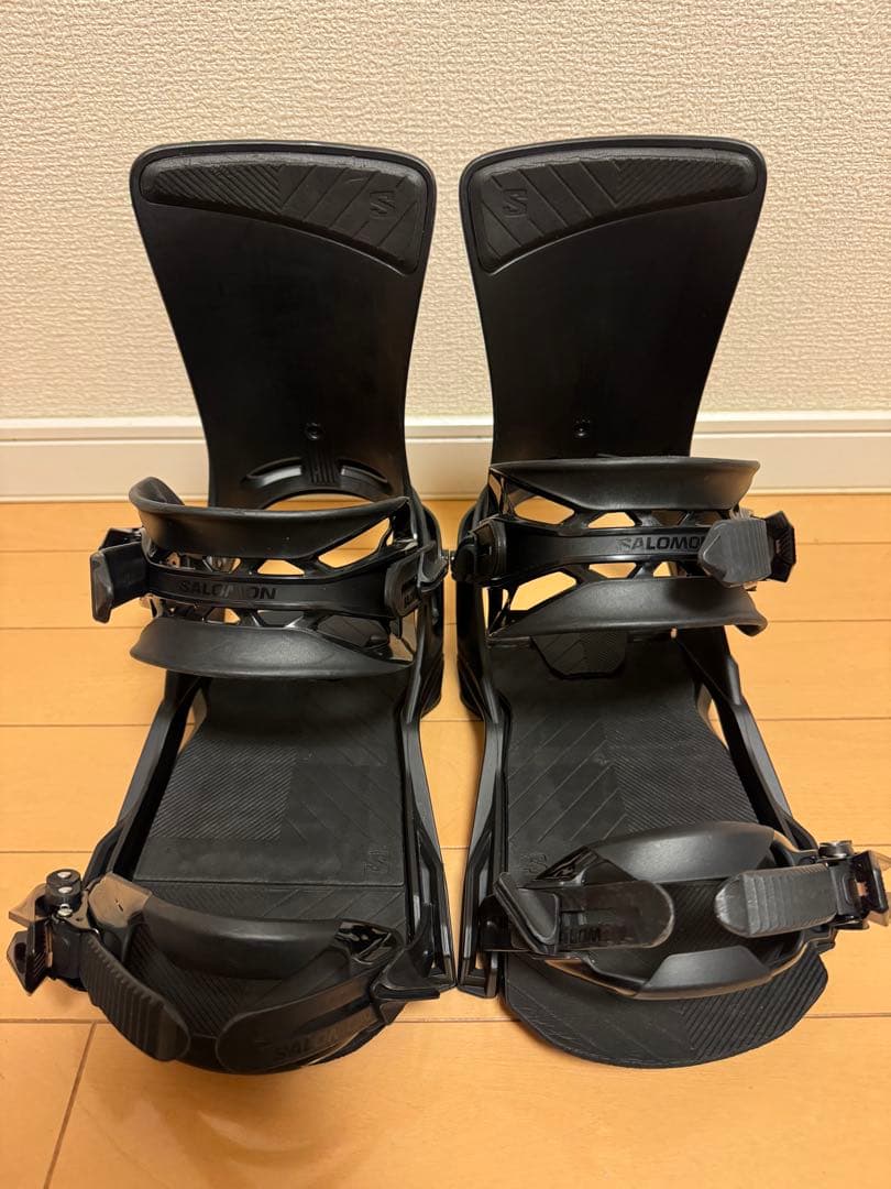 サロモン　リズム　Mサイズ　ブラック　スノボビンディング【24-25モデル】