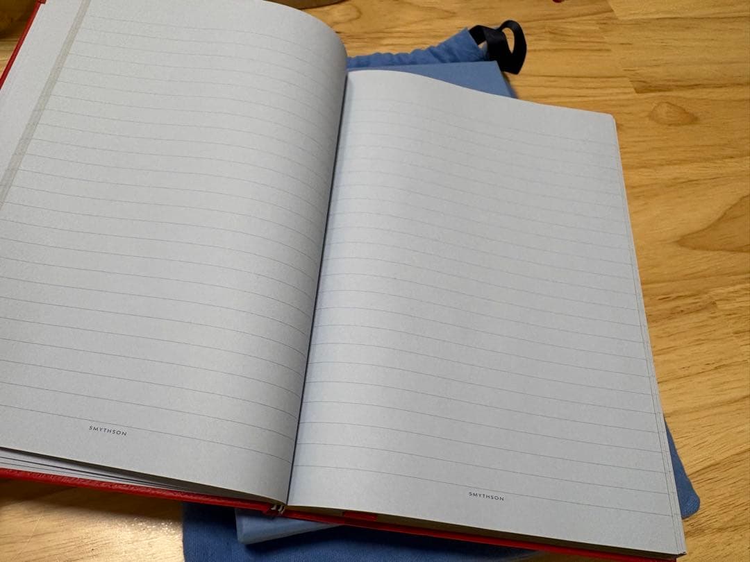 未使用品 スマイソン Smythson Soho ノート レッド