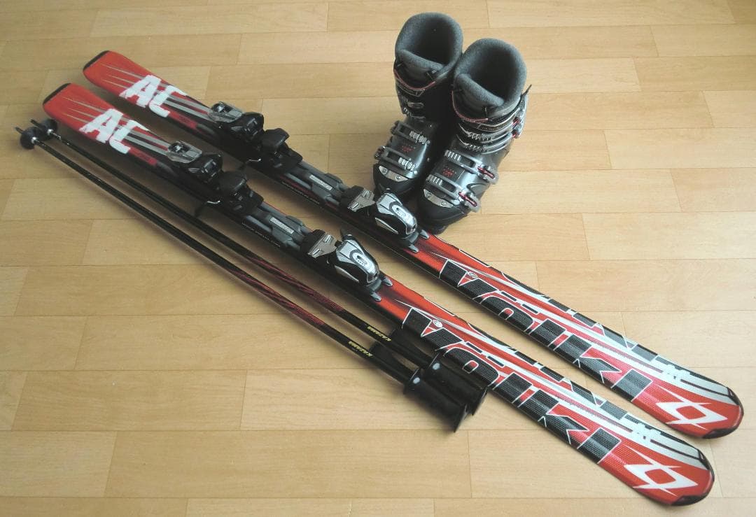 ■■送料無料■VOLKL■メンズスキーセット■板156靴26.5■メンテ付■■