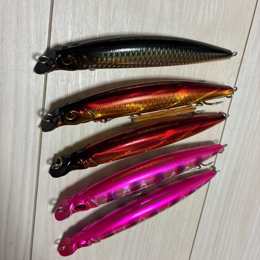 ルアー　デュエル　アイルマグネット　リップレスミノー　145F 28g