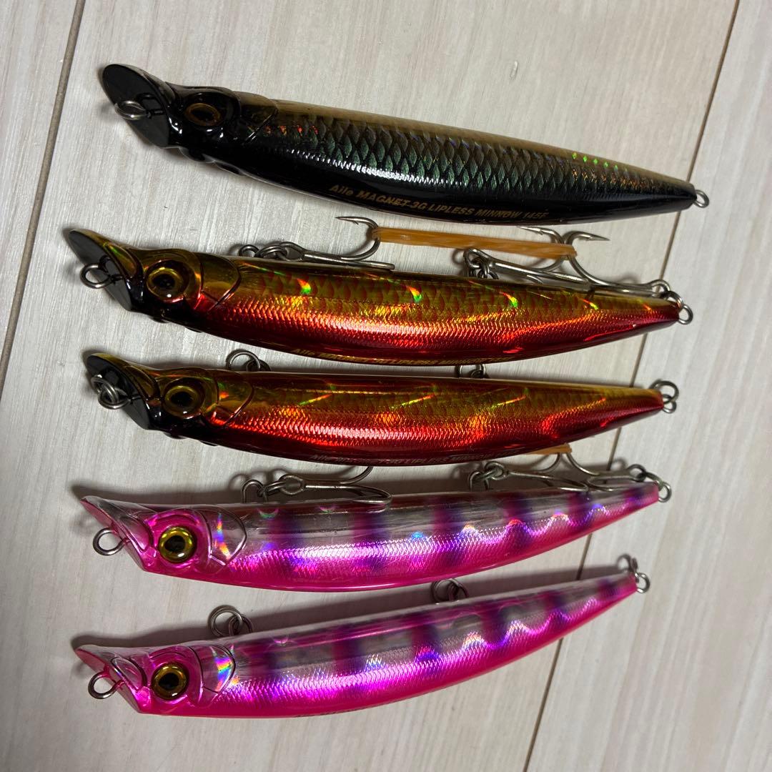 ルアー　デュエル　アイルマグネット　リップレスミノー　145F 28g