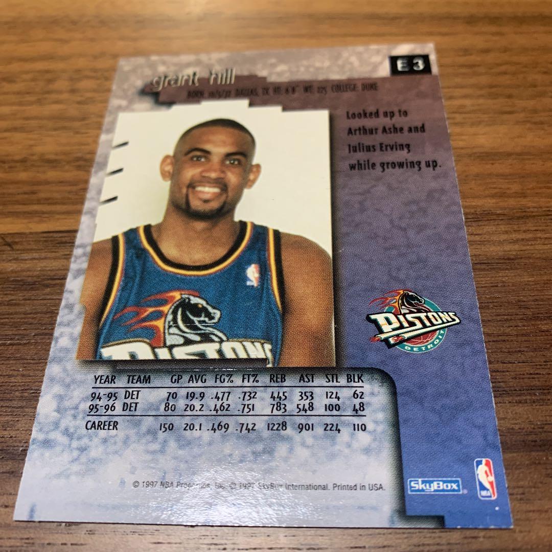 グラントヒル　直筆サイン　レデ　skybox エメラルド　NBAカード