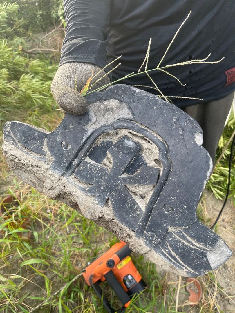 樹齢100年の鬼瓦