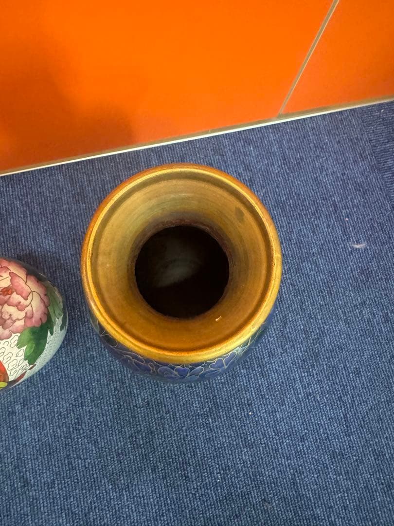 1851   七宝焼　景泰藍　花瓶5客