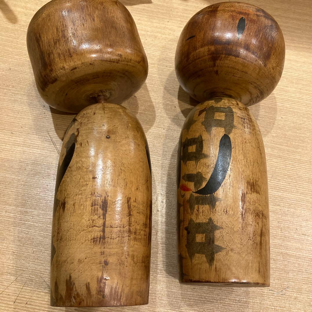 超稀少品　アンティークこけし　2体セット