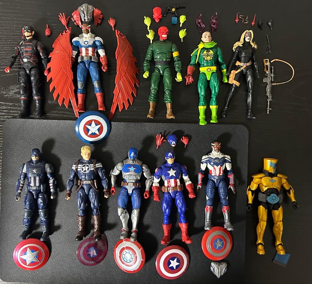 マーベルレジェンド　まとめ売り　キャプテン・アメリカ　レッドスカル　ヒドラ