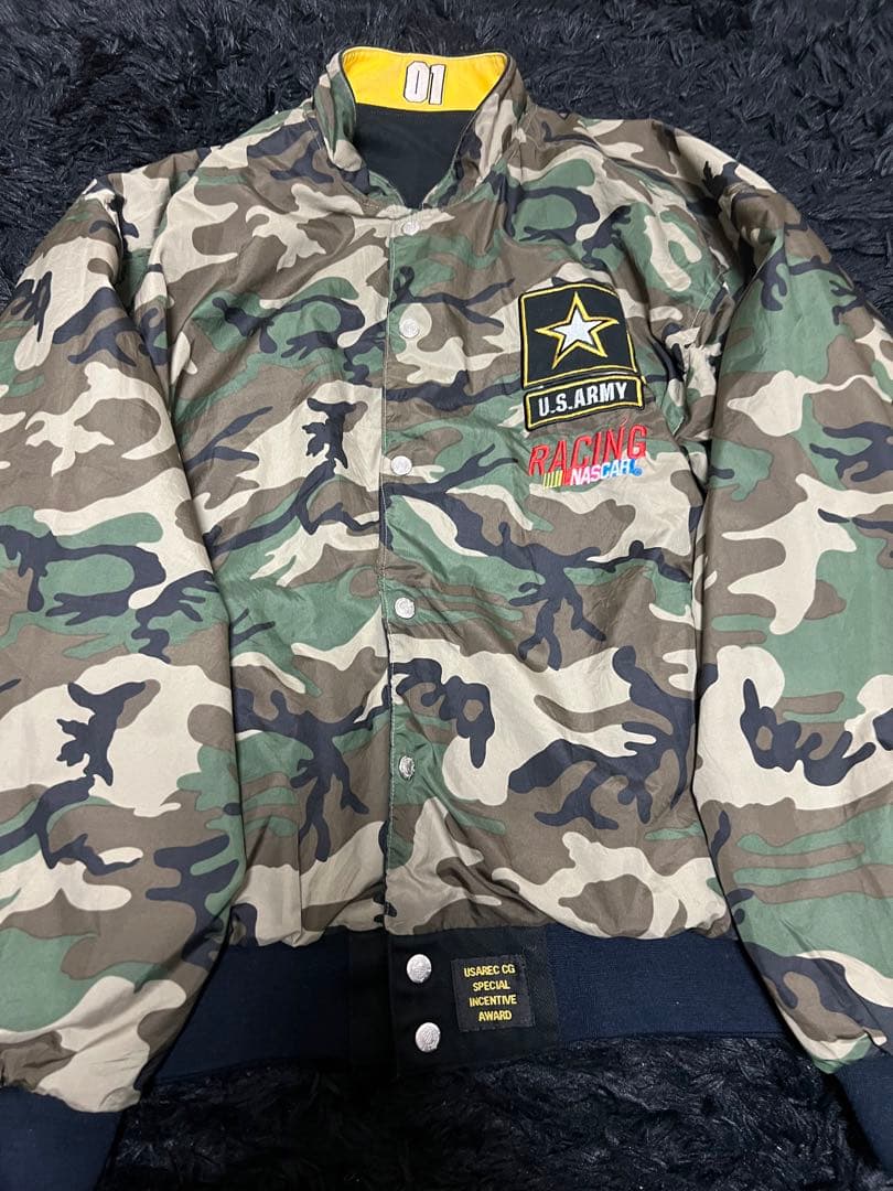 U.S. ARMY Racing team リバーシブルジャケット used