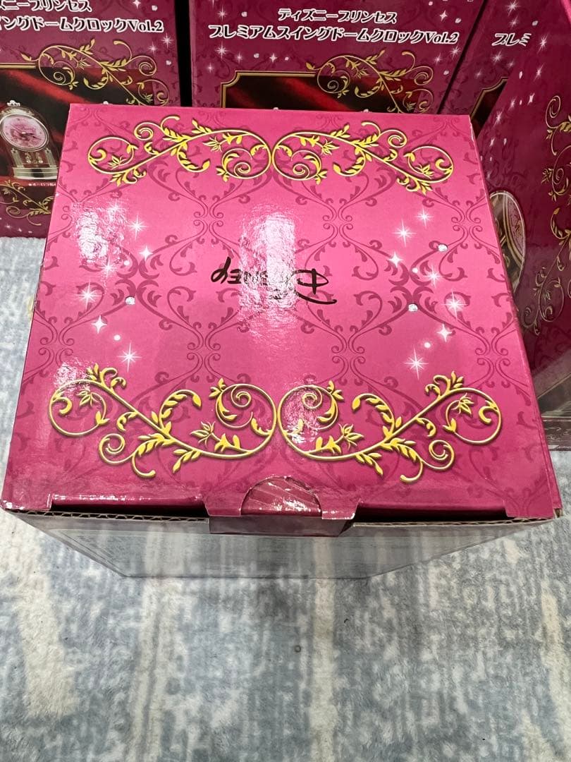 13個★ディズニープリンセス プレミアムスイングドームクロック白雪姫 オーロラ姫