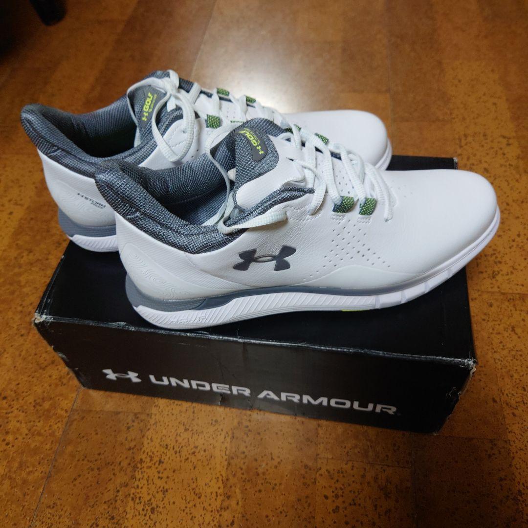 最終値!UNDER ARMOUR ゴルフシューズ ドライブフェイド WH SL