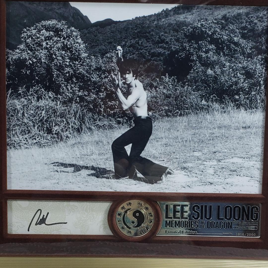 ◆『ブルース・リー 李 小龍 サイン』ブルースリー◆検）死亡遊戯 燃えよドラゴン