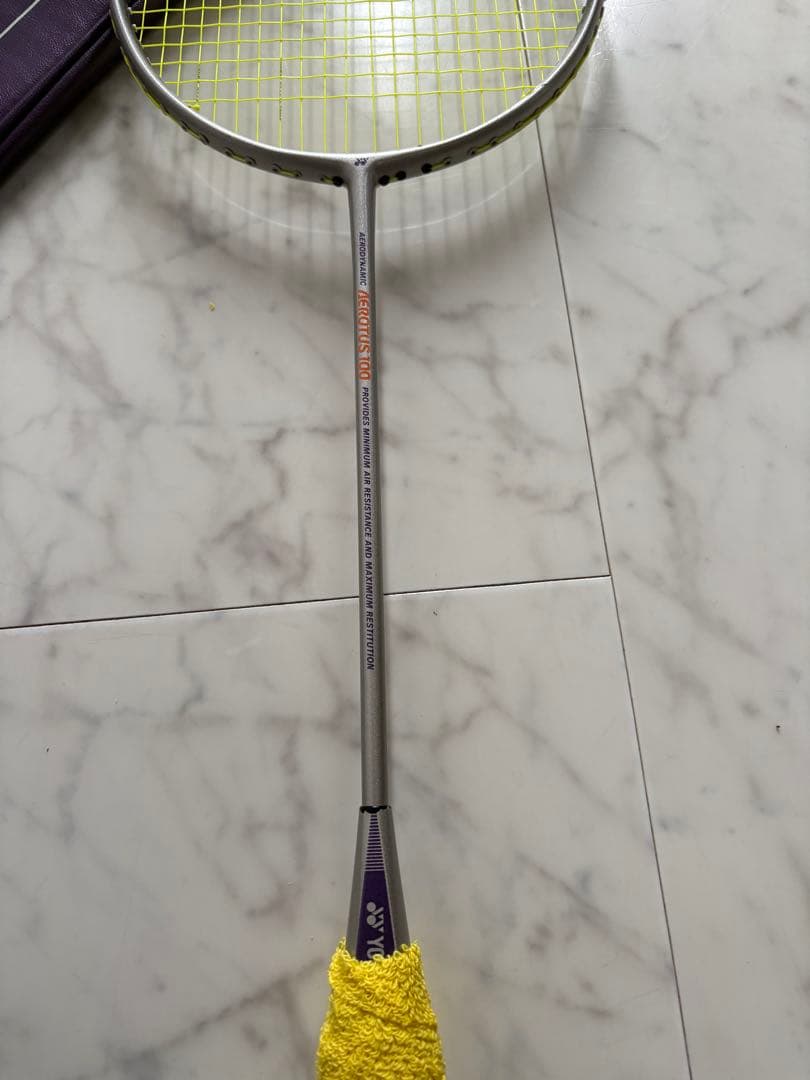 超希少！レア！当時物！旧ロゴ！YONEX エアロータス100 専用ケース付き