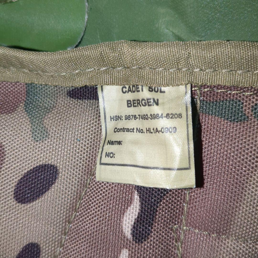 イギリス　MTPカモDOEパックベルゲンリュックサックアリスパック50L