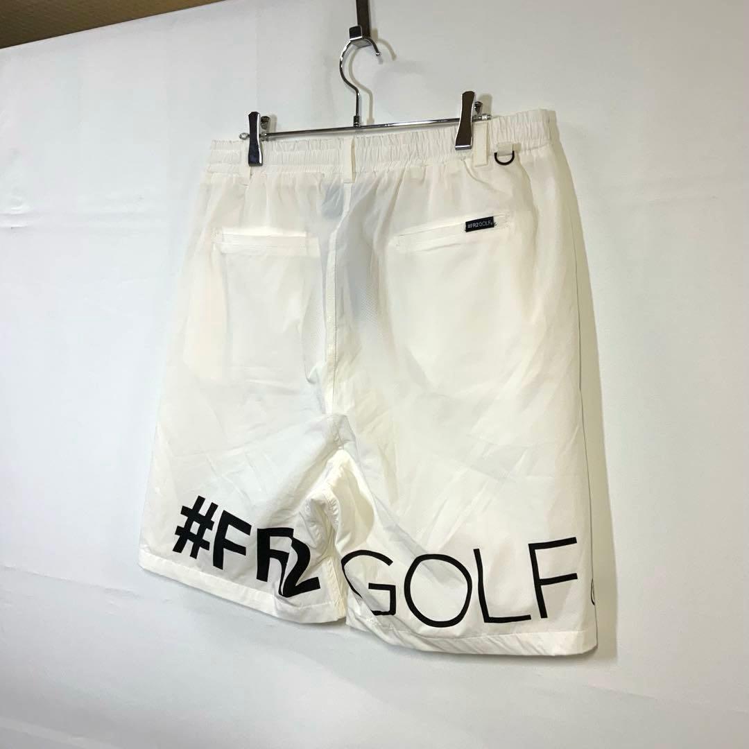 【希少サイズ・新品】 FR2 GOLF ナイロン　ハーフパンツ　ホワイト