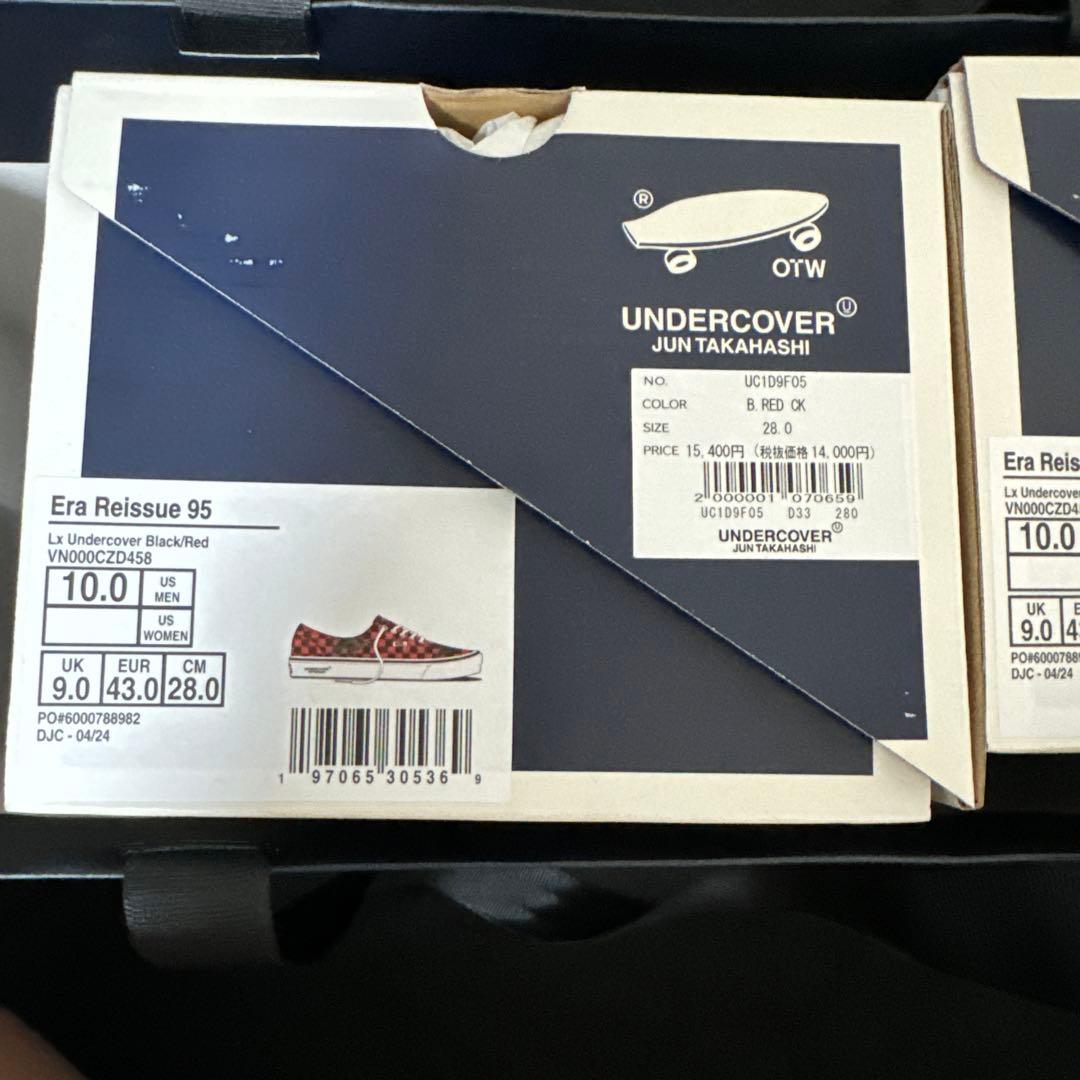 UNDERCOVER × OTW by Vans Era \"Red Check\"