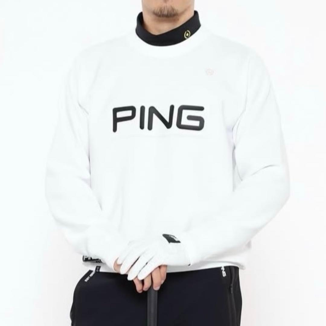 PING/ゴルフウェア/メンズ/GOLDLINE/ホワイト/M size