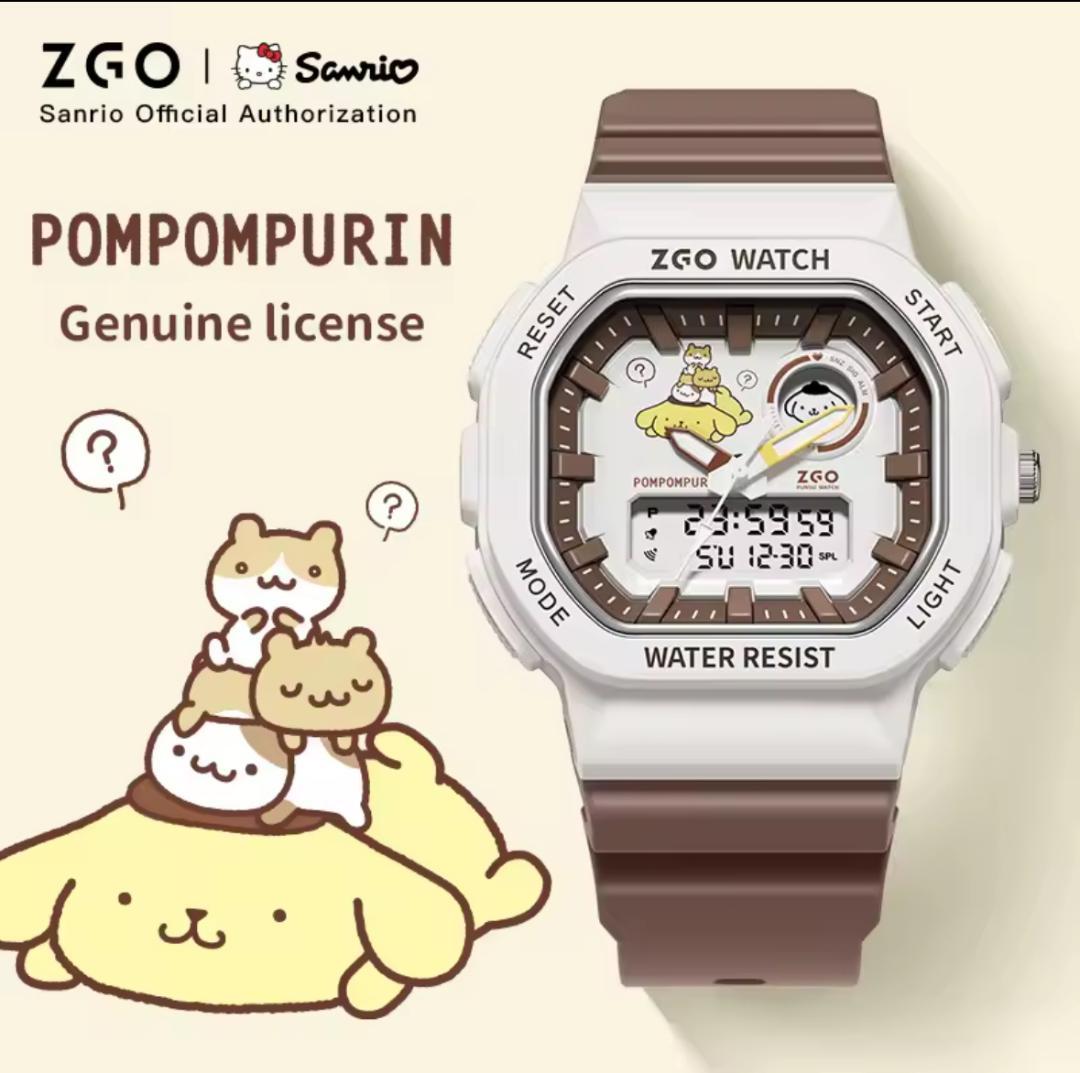 ポムポムプリン プリン色 サンリオ 海外コラボ 腕時計 限定 海外 コラボ