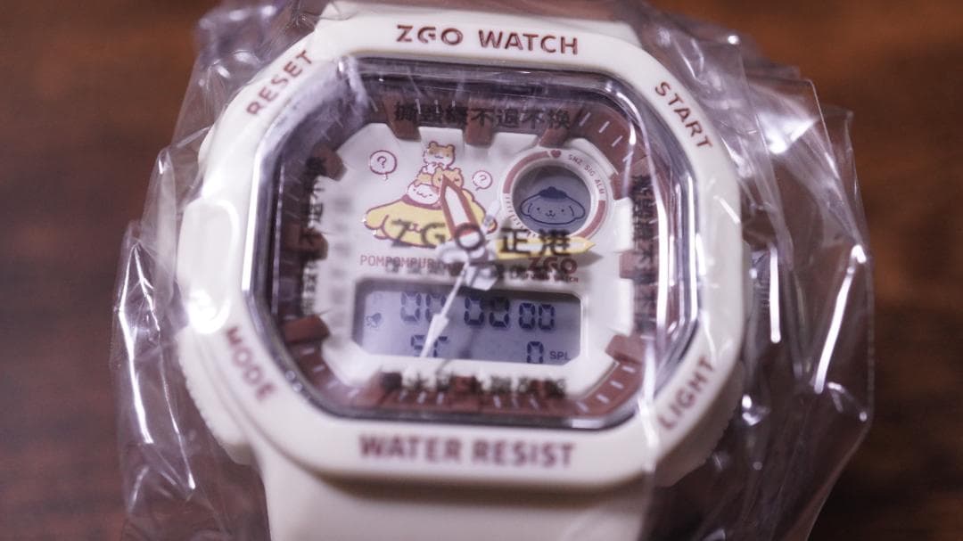 ポムポムプリン プリン色 サンリオ 海外コラボ 腕時計 限定 海外 コラボ