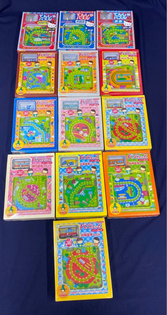 スルッとKANSAI パズルッと　ハローキティのでんひゃパズル　まとめ売り