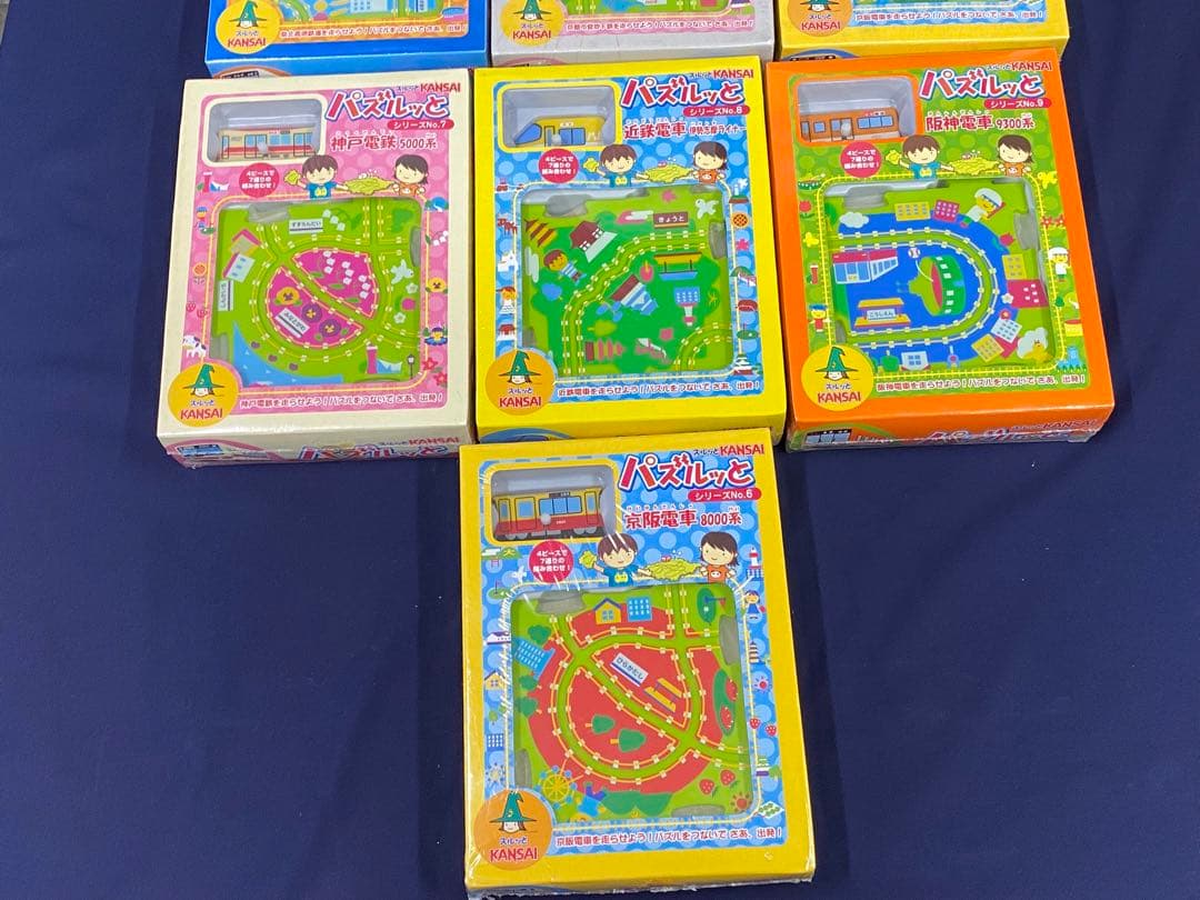 スルッとKANSAI パズルッと　ハローキティのでんひゃパズル　まとめ売り