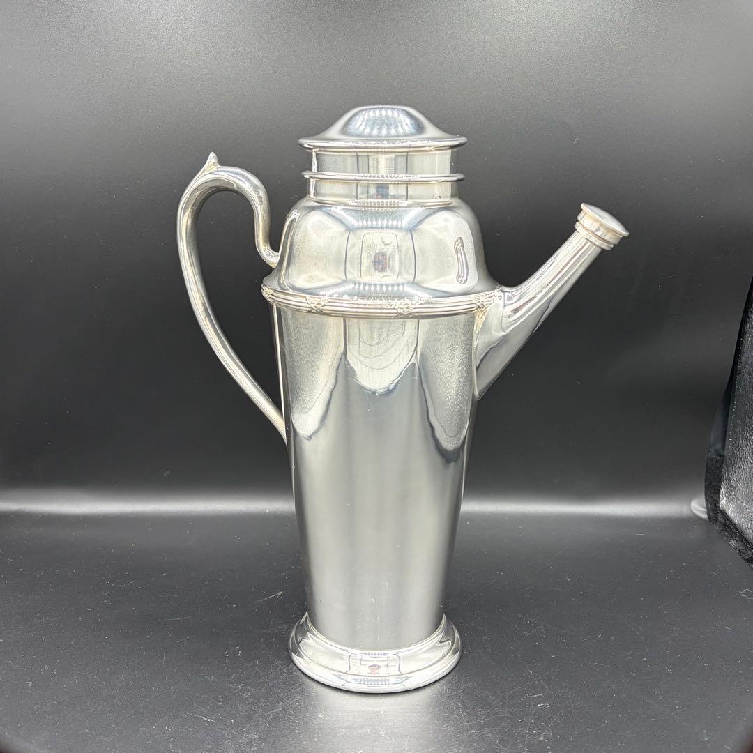 ビンテージ【ウィリアムロジャース】カクテルシェーカー・純銀プレート