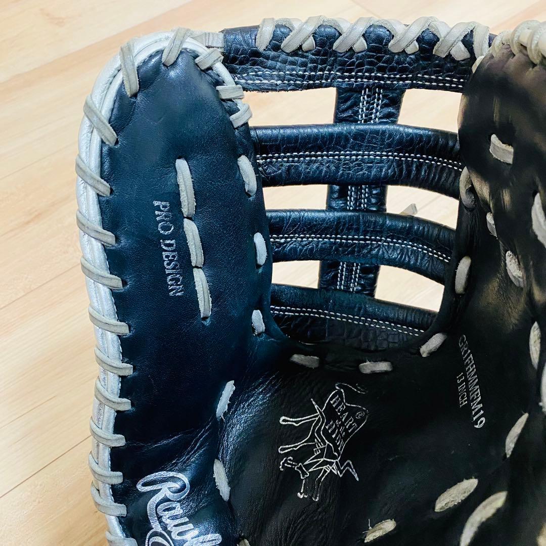 ★美品★ローリングス 一般 軟式グローブ HOH ファーストミット クロコダイル