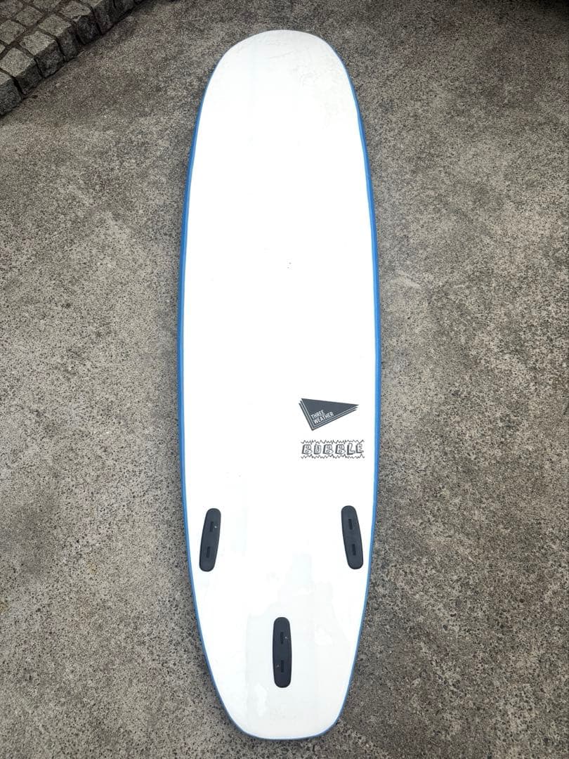 【配送不可】スリーウェザー BUBBLE ソフトサーフボード 7'0