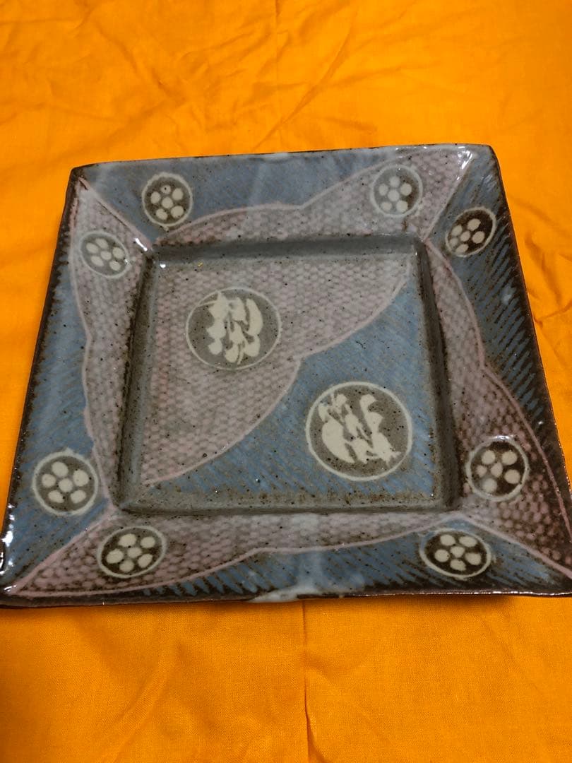 島岡達三【人間国宝】角皿