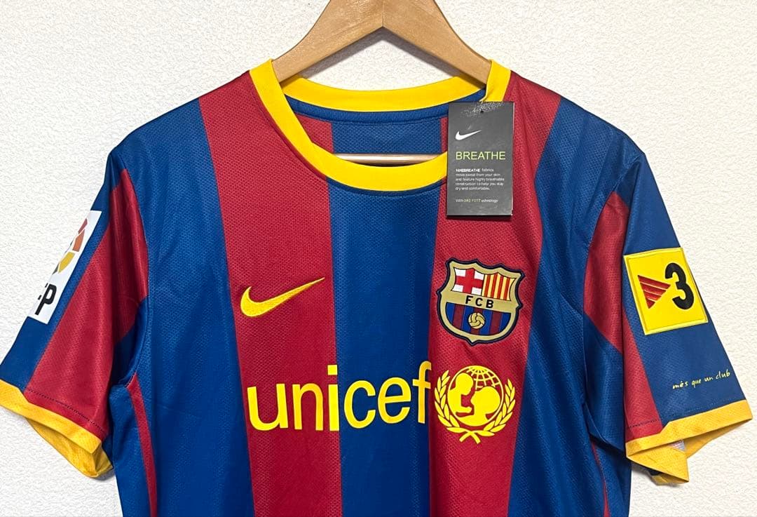 NIKE FC バルセロナ 2010-11 メッシ 10番 ホーム ユニフォーム