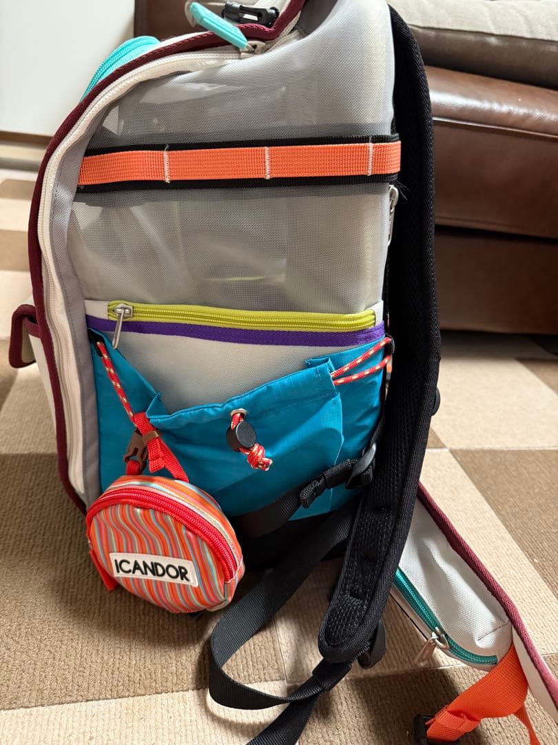 (値下げ中).iCANDOR リュック型キャリーバッグ　別売り付属品付