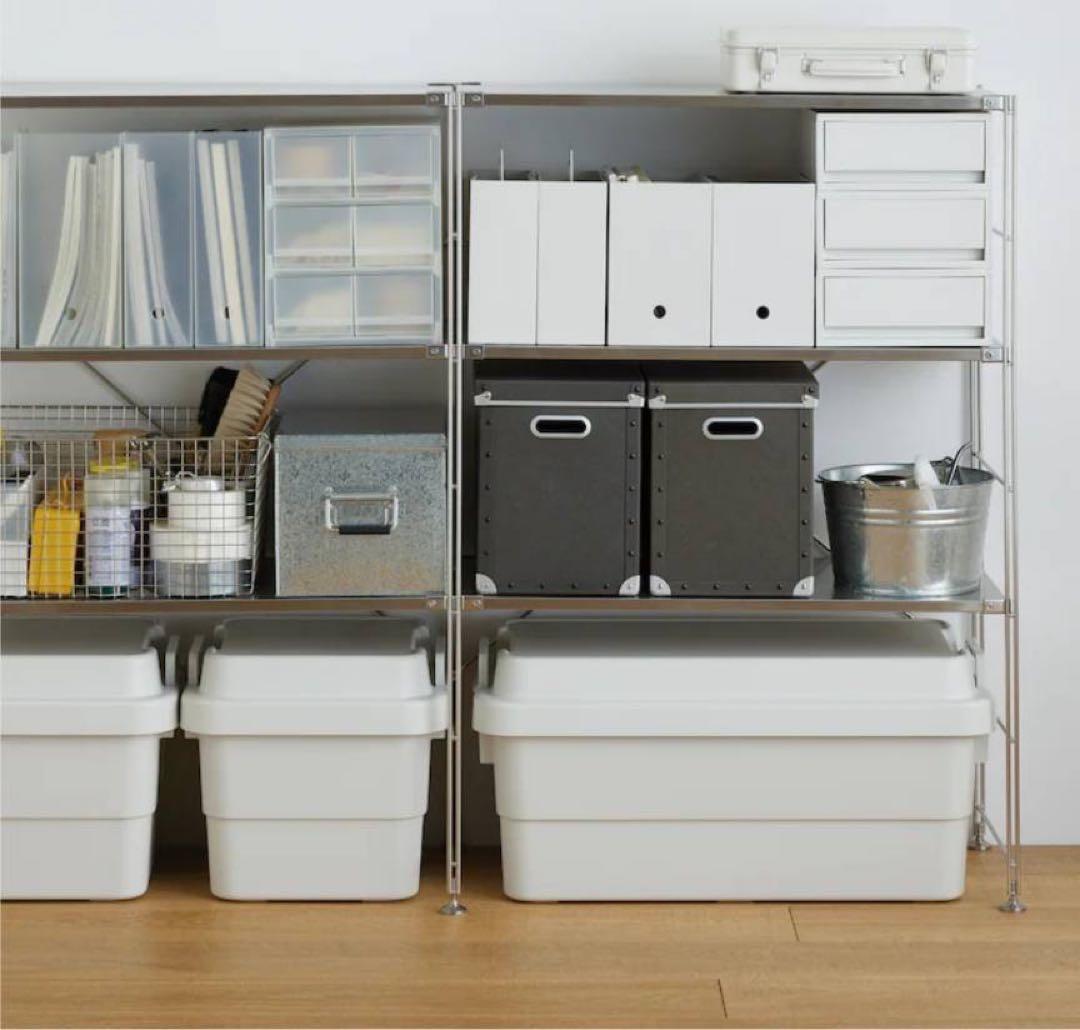 ■送料込■無印良品 MUJI 再生ポリプロピレン入りファイルボックス 引出 収納