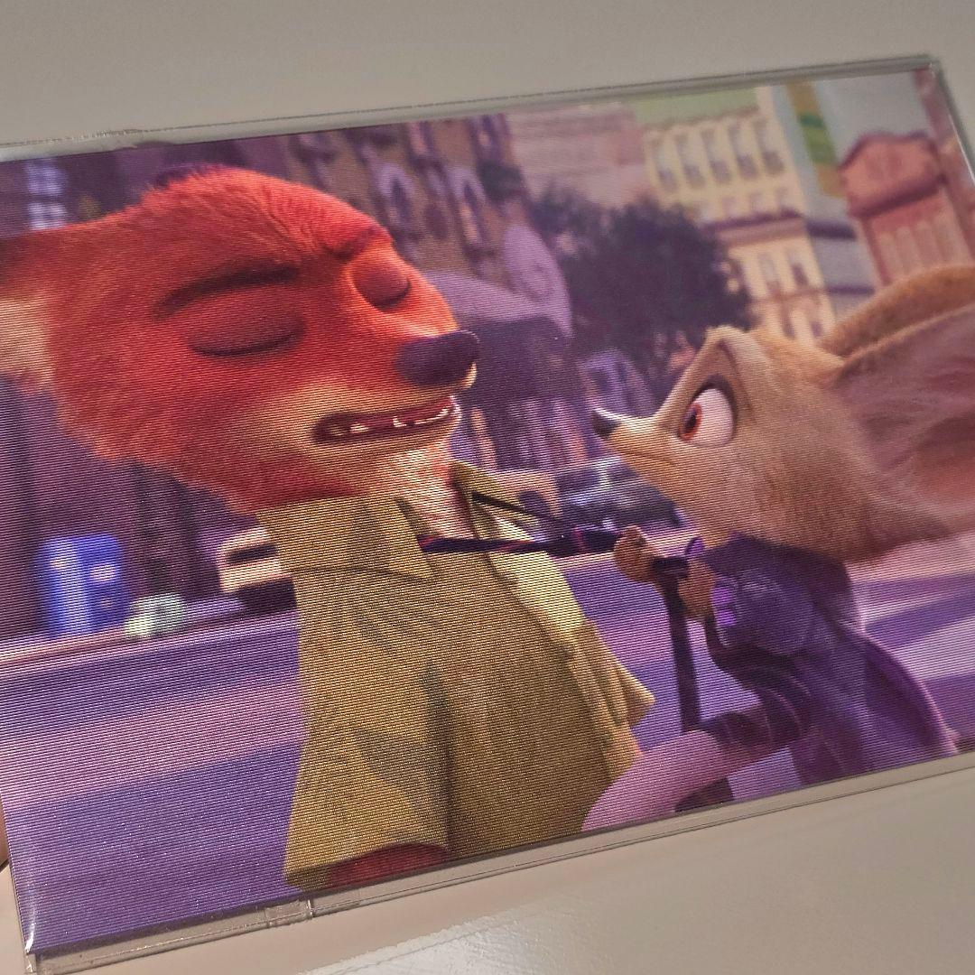 韓国限定 ズートピア ポップアップ ポストカード 証明写真 4カットステッカー