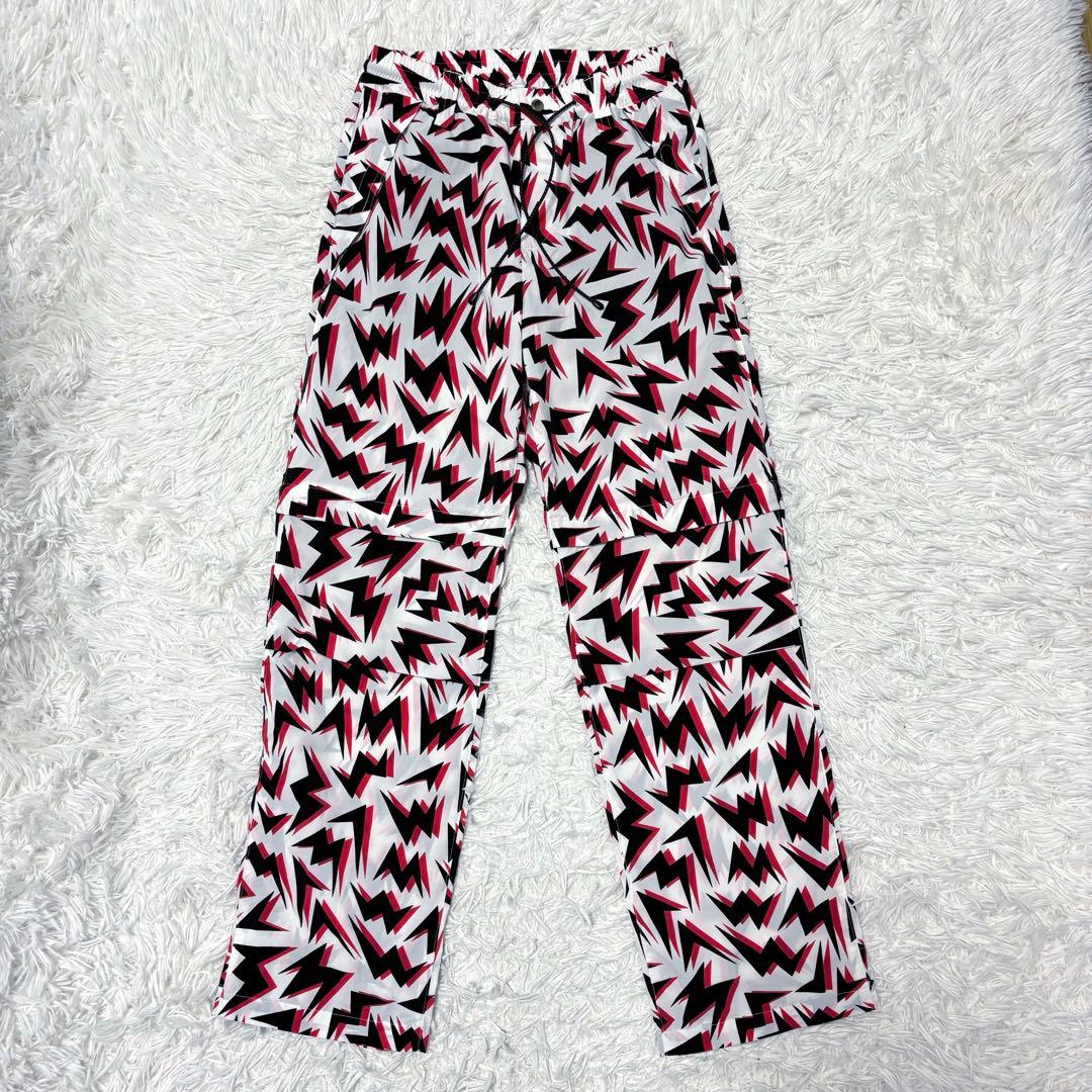 新作 マークアンドロナ セットアップ レインウェア 総柄 防水 ジップ