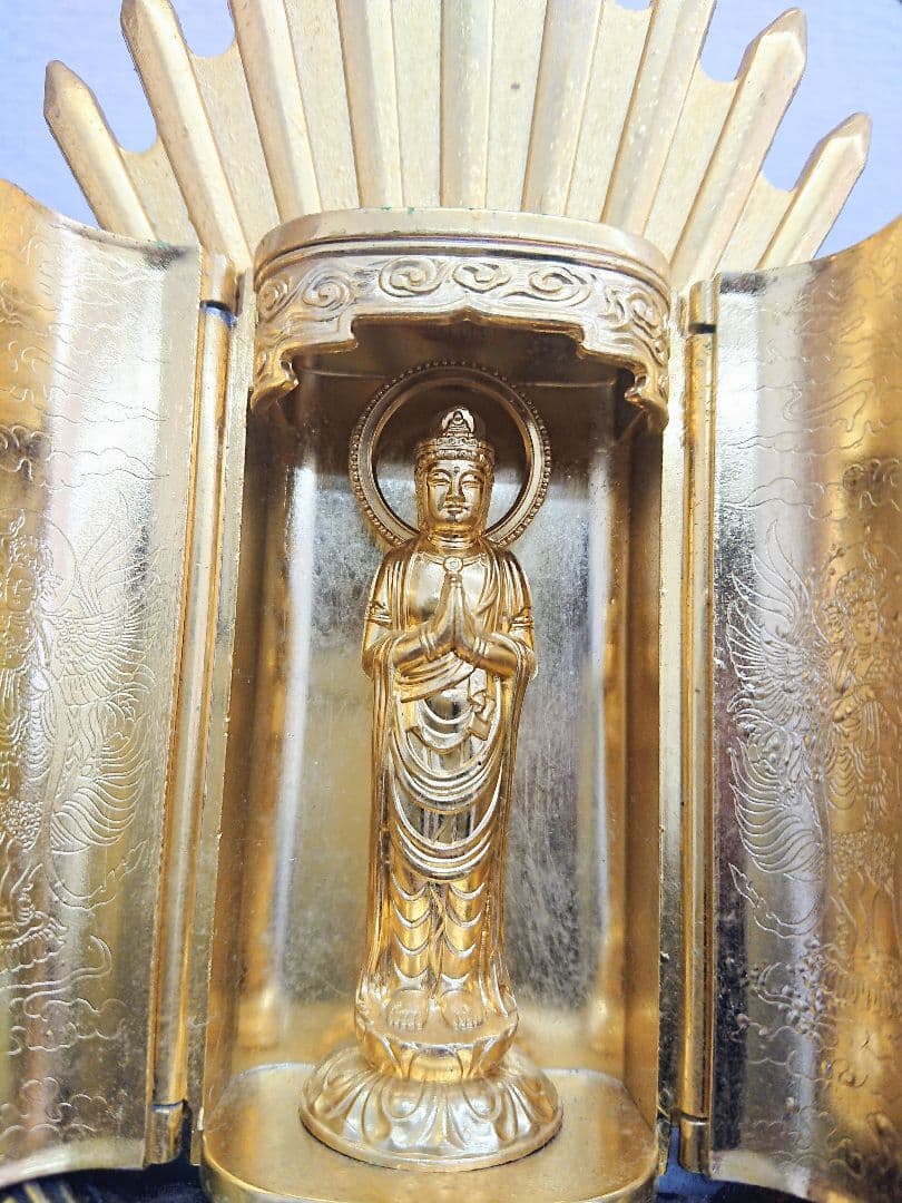 H1 牡丹獅子星兜 兜飾 観音様 Japanese Helmet Kabuto