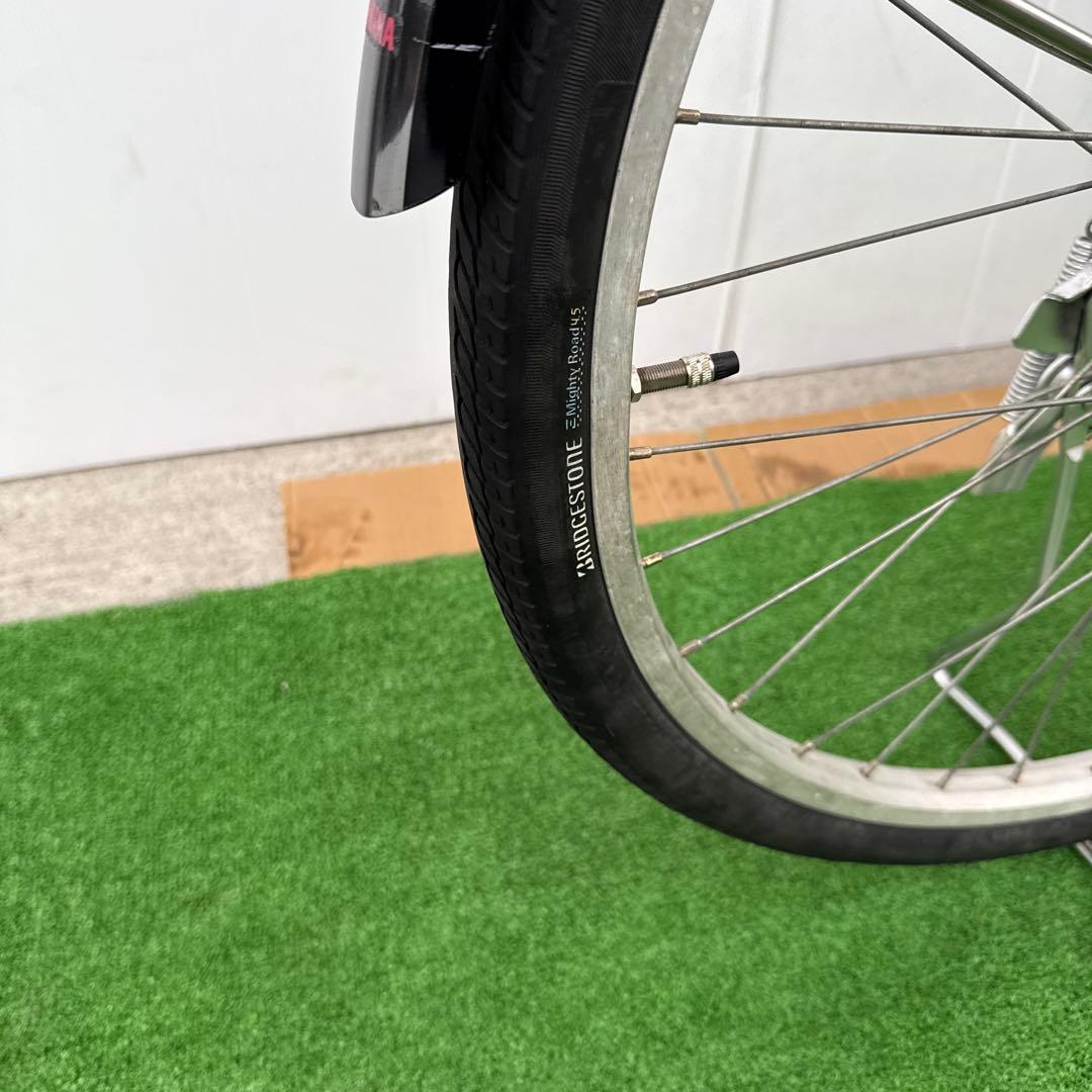 YAMAHAヤマハ電動アシスト自転車26インチ12.3Ah シルバー