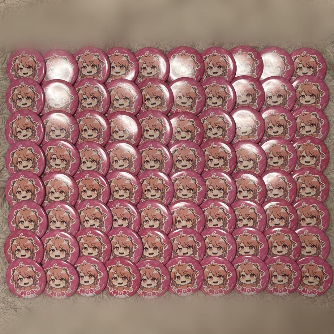 カラフルピーチ のあ 2023年缶バッジ 痛バ1面