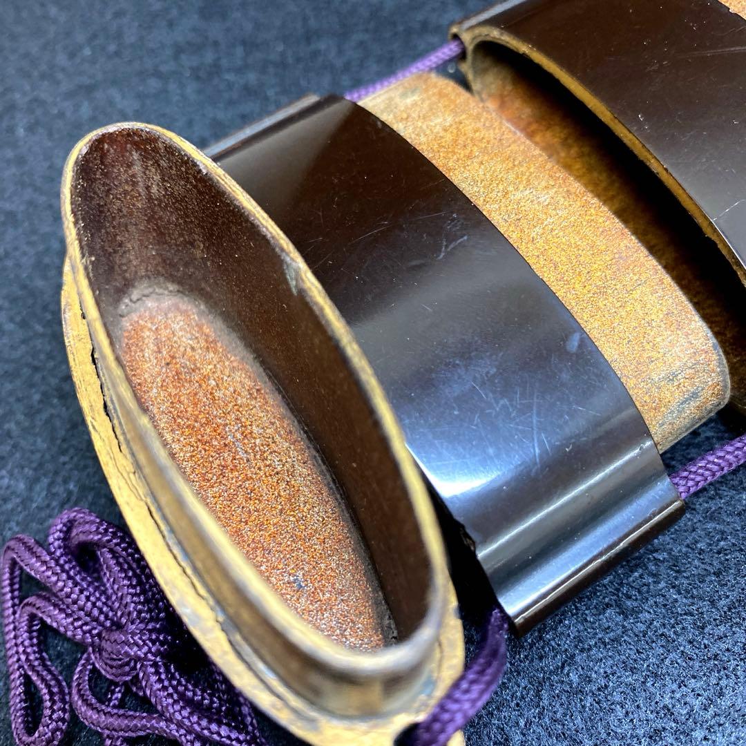 江戸時代　蒔絵鬼図内梨地印籠　共箱　128g 東Y7-0328☆2Fトコカ