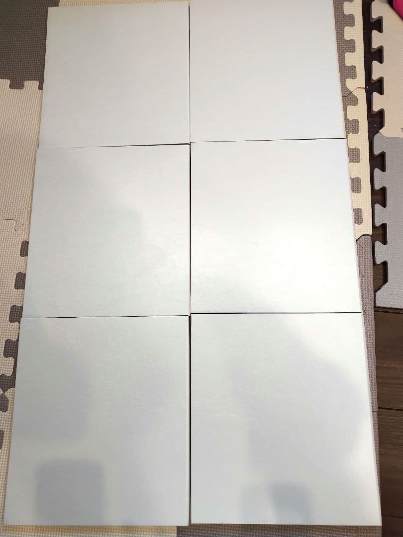 高級写真台紙　6冊セット　記念　アルバム　新品　白　2面