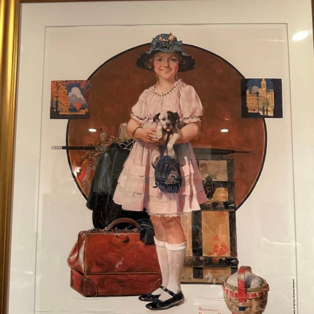 ノーマンロックウェル　ジークレー　Vacation is Over 美品