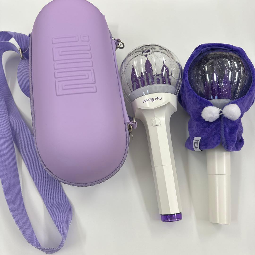 （G)I-DLE NEVERLAND ペンライト ケース付き パープル