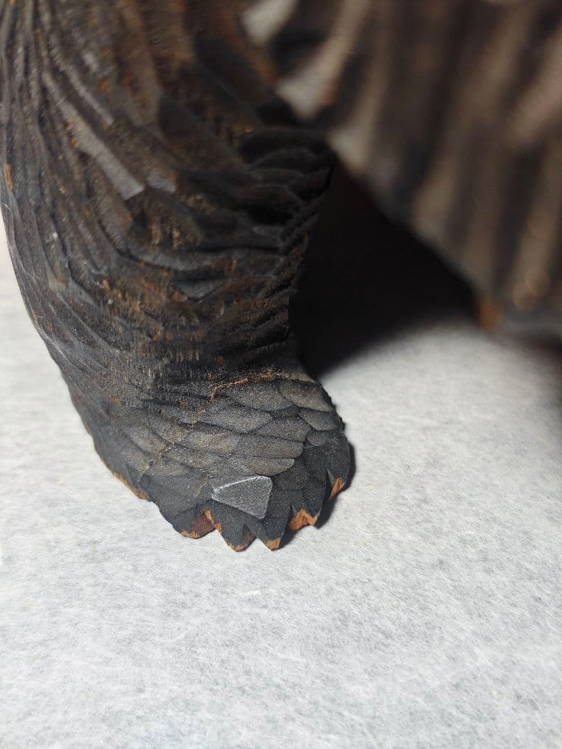 熊　木彫り　八雲　やくも　朴瑩 中里伊三郎　 北海道　民芸　　　希少