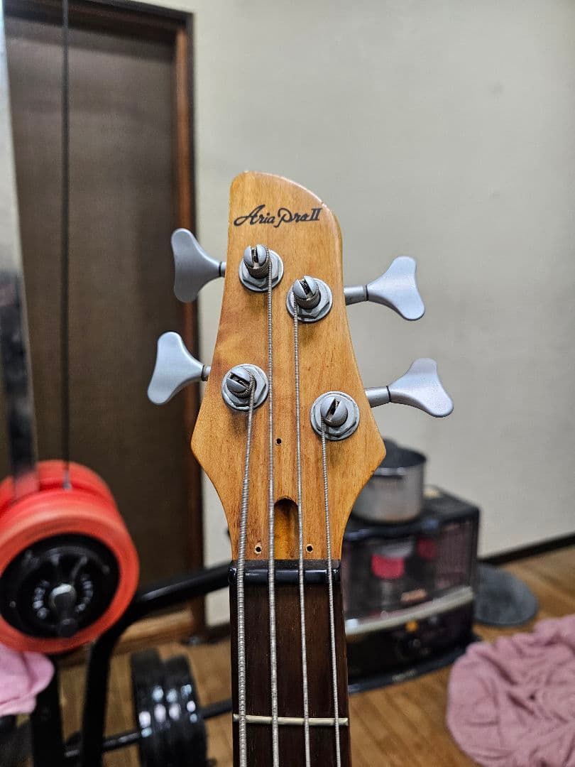 Aria ProⅡのエレキベース、IGB-68/Naturalです。