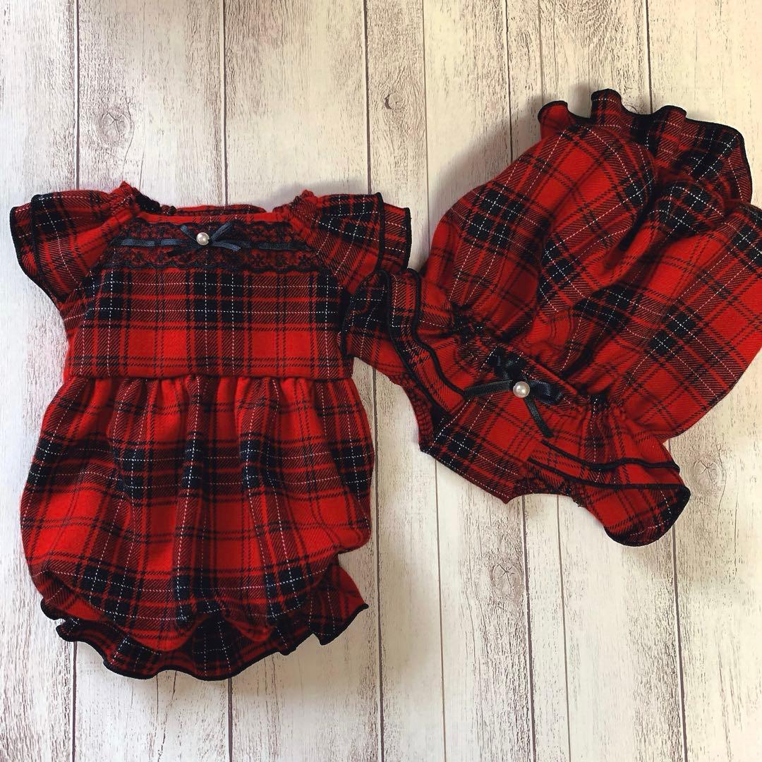 切り替えバルーンワンピ/犬服/犬服ハンドメイド/オーダー受付中