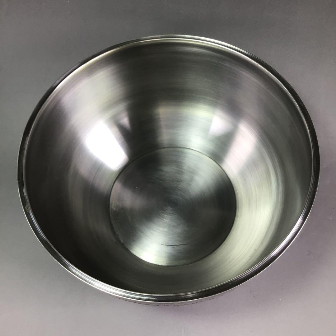 Ｒ５６６　建水　金属製『金谷宗林造』『瓔珞彫』『茶こぼし』　共箱　茶道具