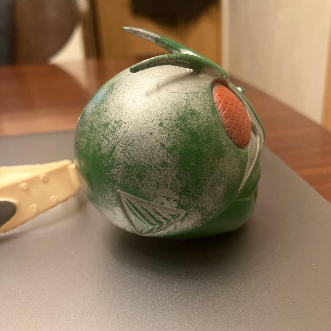 ヴィンテージ バンダイ 仮面ライダー ソフビ ヘルメット & ベルト