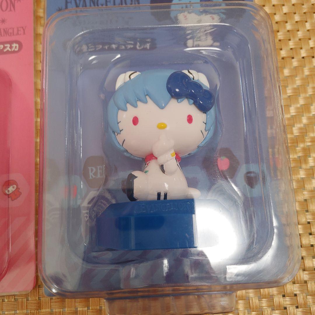 エヴァンゲリオン ハローキティ サンリオ フィギュア アスカ レイ 2点セット