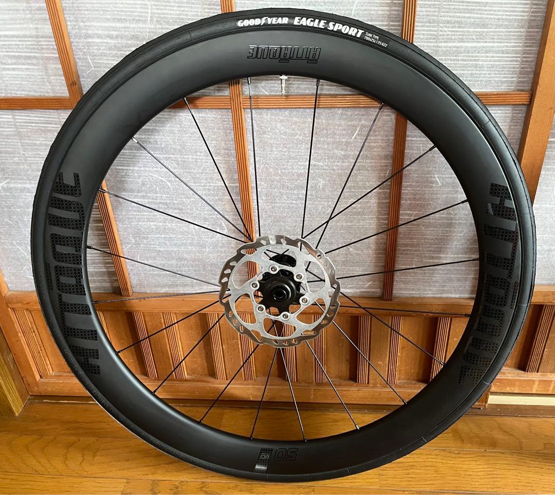 グスト　アタッキー　カーボン50mmホイール
