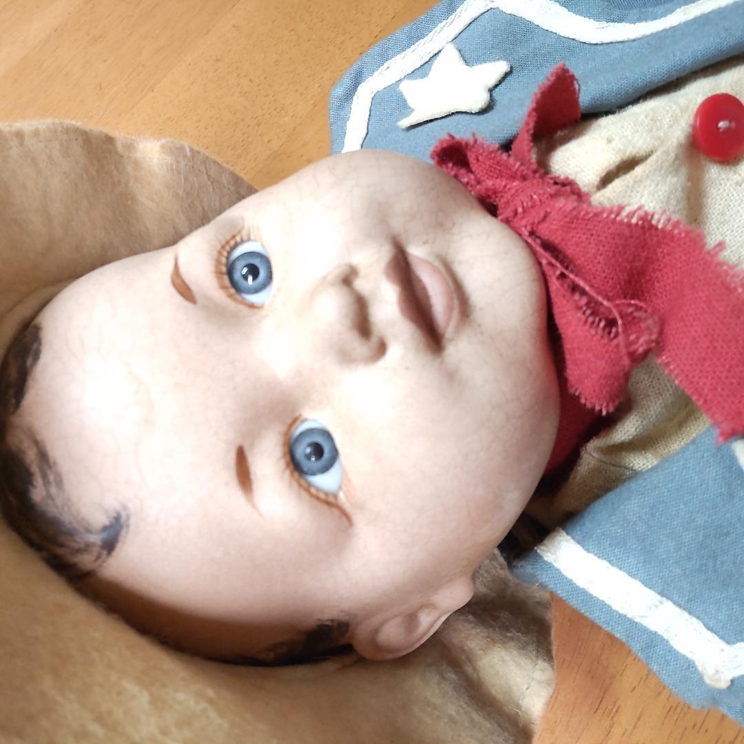 アンティークドールコンポジションリプロ　人形